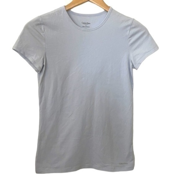 CALVIN KLEIN | Women’s Light Blue Shirt Size Small - Picture 1 of 7